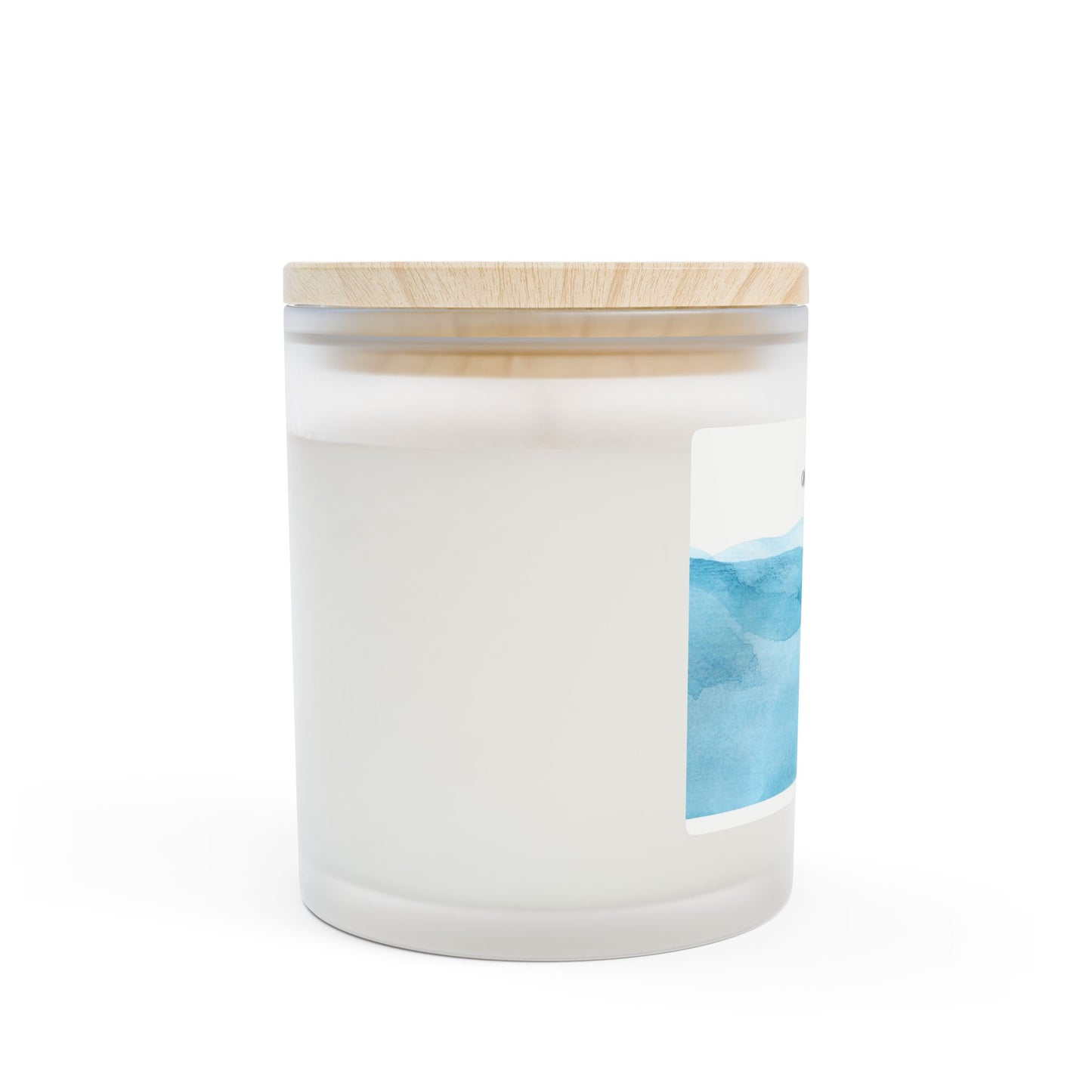 Meeresmineralien Duftkerze im Milchglas