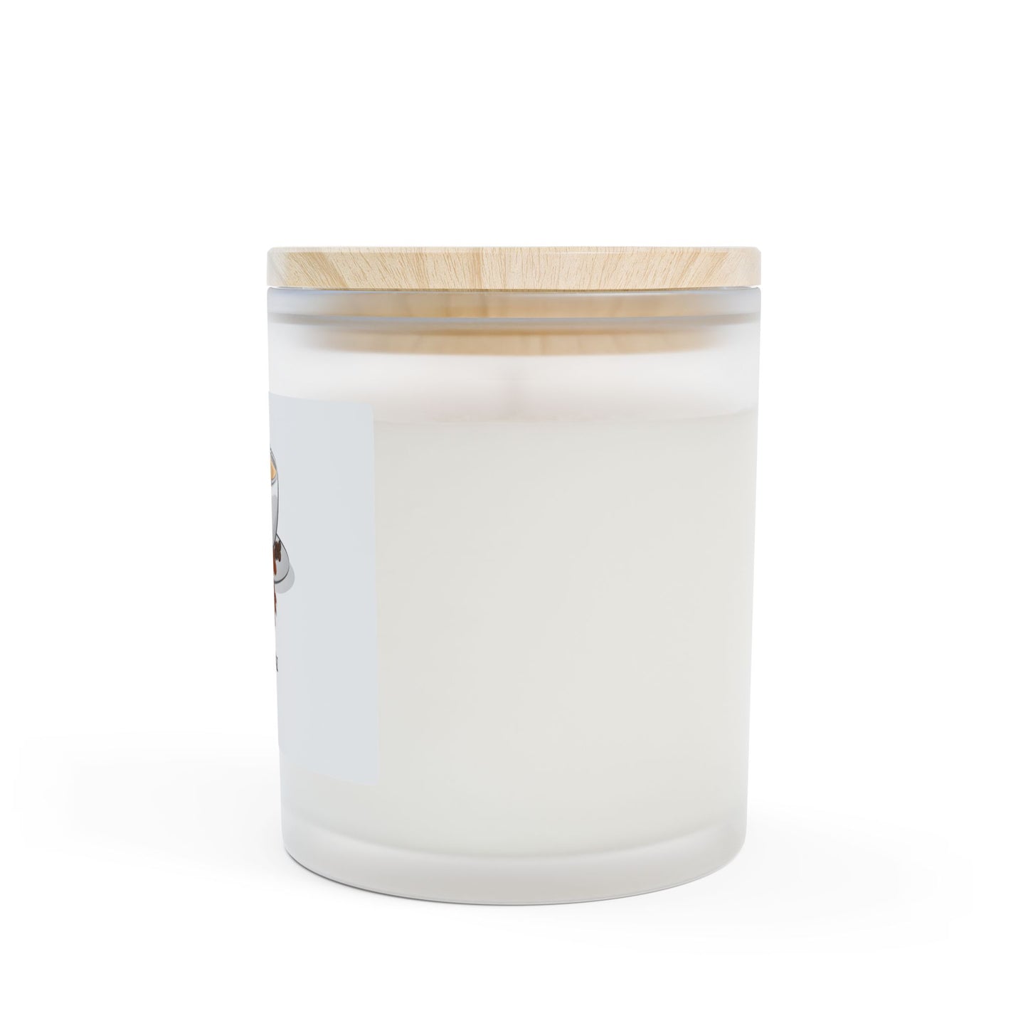 Zimt-Chai Duftkerze im Milchglas